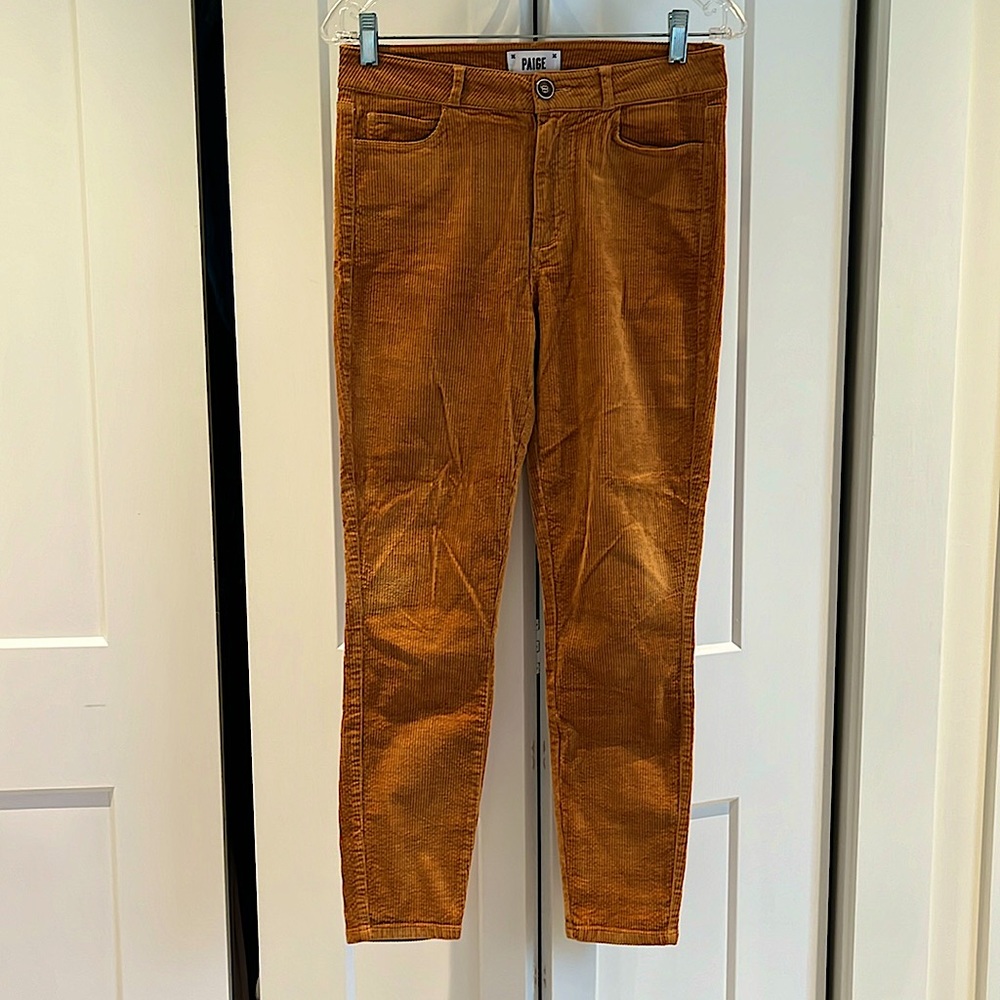 Paige - Slim Corduroy Pants - Size 27